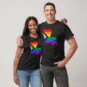 ルイジアナ州の誇り LGBTQ プログレスプライド Tシャツ (ユニセックス)