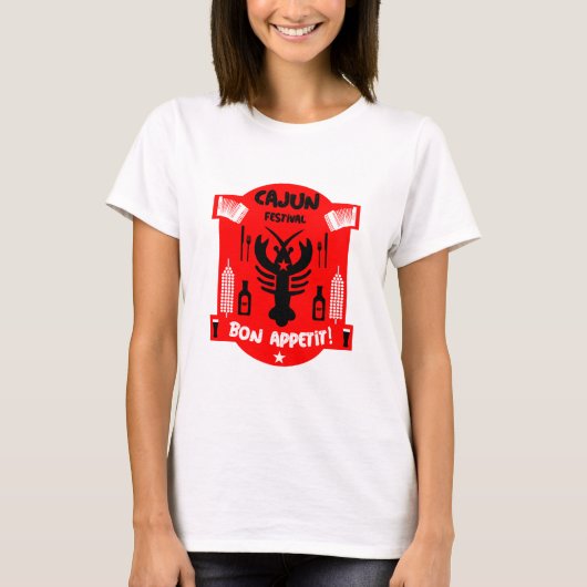 ルイジアナ州ケージャン食品フェスティバル Tシャツ (正面)