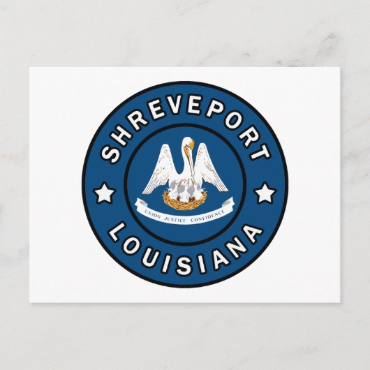 ルイジアナ州シュリーブポート ポストカード (正面)