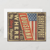 ルイジアナ州シュリーブポート ポストカード (正面/裏面)