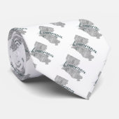 ルイジアナ州タイポグラフィ ネクタイ (ロール)