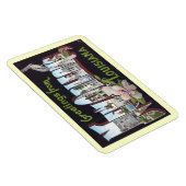 ルイジアナ州ニューオーリンズからの挨拶ヴィンテージポスト マグネット (右側)