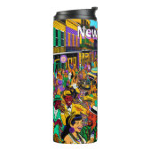 ルイジアナ州ニューオーリンズの人々おもしろい タンブラー (回転左)