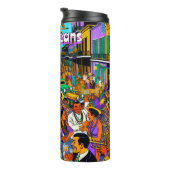 ルイジアナ州ニューオーリンズの人々おもしろい タンブラー (回転右)