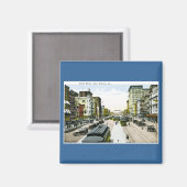 ルイジアナ州ニューオーリンズの運河通り マグネット (正面/裏面)