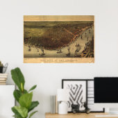 ルイジアナ州ニューオーリンズ1885 ポスター (ホームオフィス)