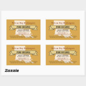 ルイジアナ州ハニー製品長方形ステッカー 長方形シール (シート)