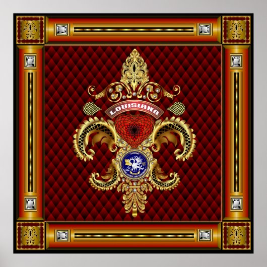 ルイジアナ州バイヴラルイジアナ ポスター (正面)
