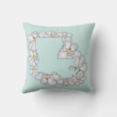 ルイジアナ州フラワーマグノリア クッション (裏面)