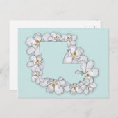 ルイジアナ州フラワーマグノリア ポストカード (正面/裏面)