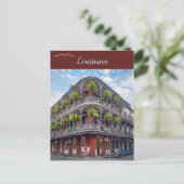 ルイジアナ州フランスの第4四半期のシダ ポストカード (スタンド正面)