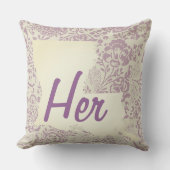 ルイジアナ州フローラまたは任意のカラーピロー クッション (正面)