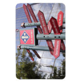 ルイジアナ州ラファイエット マグネット (縦)