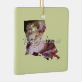 ルイジアナ州写真の挿入と町名 セラミックオーナメント (右)