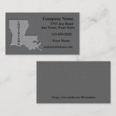 ルイジアナ州名刺の石の外観 名刺 (正面/裏面)