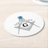 ルイジアナ州州フリーメーソンロッジ ラウンドペーパーコースター (アングル)