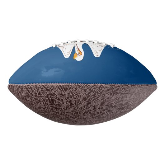 ルイジアナ州旗のダイナミック表示 アメリカンフットボール (回転90)