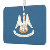 ルイジアナ州旗のダイナミック表示 カーエアーフレッシュナー (左)