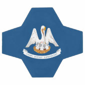 ルイジアナ州旗のダイナミック表示 サッカーボール (フラット)