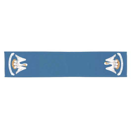 ルイジアナ州旗のダイナミック表示 ショートテーブルランナー (横)