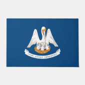 ルイジアナ州旗のダイナミック表示 ドアマット (正面)