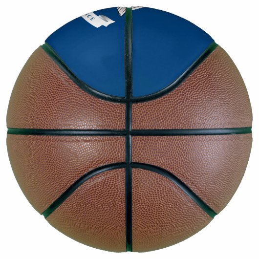 ルイジアナ州旗のダイナミック表示 バスケットボール (右)