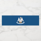 ルイジアナ州旗のダイナミック表示 ペットボトルラベル (シングルラベル)