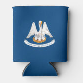 ルイジアナ州旗のダイナミック表示 缶クーラー (正面)