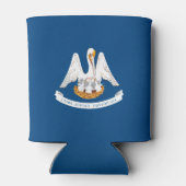 ルイジアナ州旗のダイナミック表示 缶クーラー (裏面)