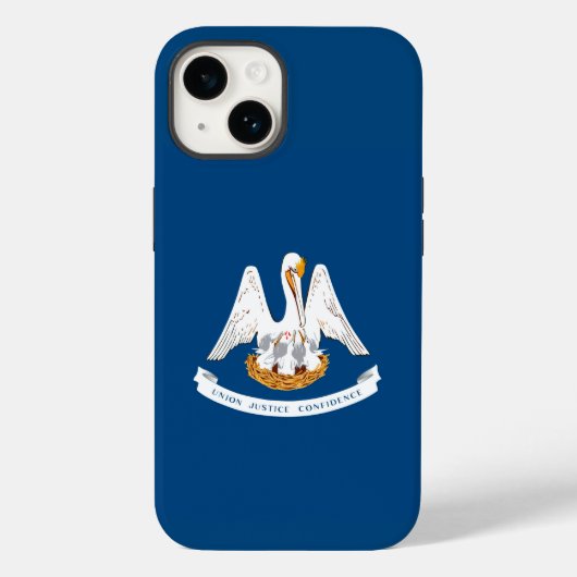 ルイジアナ州旗のダイナミック表示 Case-Mate iPhoneケース (裏面)