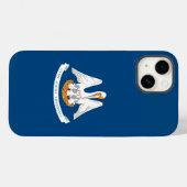 ルイジアナ州旗のダイナミック表示 Case-Mate iPhoneケース (裏面 (横))