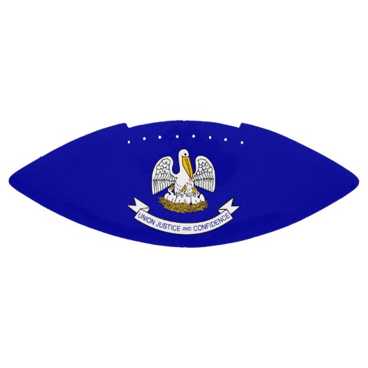ルイジアナ州旗を持つ愛国的なアメリカンフットボール アメリカンフットボール (パネル)
