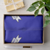 ルイジアナ州旗を持つ愛国的ティッシュペーパー 薄葉紙 (ギフト)