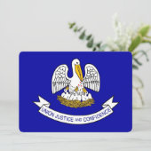 ルイジアナ州旗を持つ愛国的招待状 招待状 (スタンド正面)