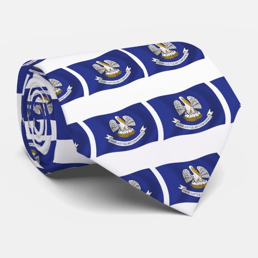 ルイジアナ州旗タイ ネクタイ (ロール)