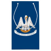 ルイジアナ州旗デザイン スモールペーパーバッグ (裏面)