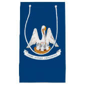 ルイジアナ州旗デザイン スモールペーパーバッグ (正面)