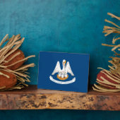 ルイジアナ州旗デザイン フォトプラーク (側面)