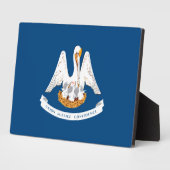 ルイジアナ州旗デザイン フォトプラーク (側面)