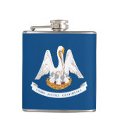 ルイジアナ州旗デザイン フラスク (正面)