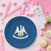 ルイジアナ州旗デザイン ペーパープレート (パーティー)