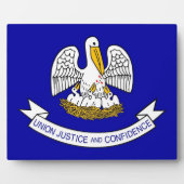 ルイジアナ州旗プラーク フォトプラーク (正面)