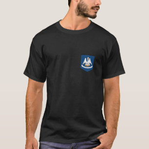 ルイジアナ州旗州ofルイジアナ土産A Tシャツ