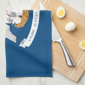 ルイジアナ州旗 キッチンタオル (四つ折り)