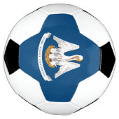 ルイジアナ州旗 サッカーボール (回転)