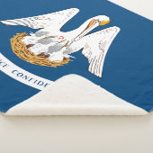 ルイジアナ州旗 シェルパブランケット (3/4)