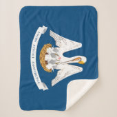 ルイジアナ州旗 シェルパブランケット (正面)