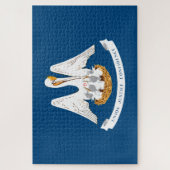 ルイジアナ州旗 ジグソーパズル (縦)