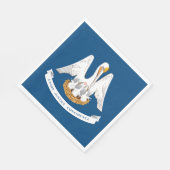 ルイジアナ州旗 スタンダードランチョンナプキン (角)