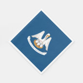 ルイジアナ州旗 スタンダードランチョンナプキン (角)